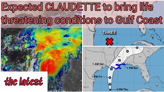 Brewing (Sub)tropical storm CLAUDETTE (PTC 3) to bring flooding, tornadoes & more to the U.S