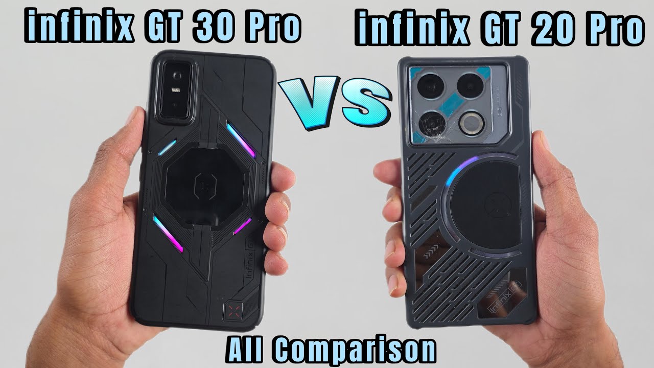 Infinix gt 30 pro vs infinix gt 20 pro speed test and comparison all features