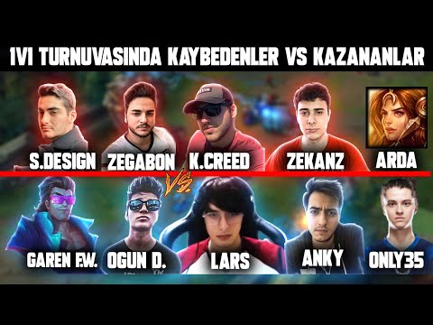 HEYECANA DAYANAMAYAN BU MAÇI İZLEMESİN! 1v1 TURNUVASINDA KAYBEDENLER vs KAZANANLAR 5v5!