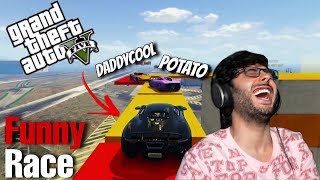 GTA 5 Comedy Race Night @CarryMinati Playing GTA 5 Impossible Race Highlights Episode :- 90