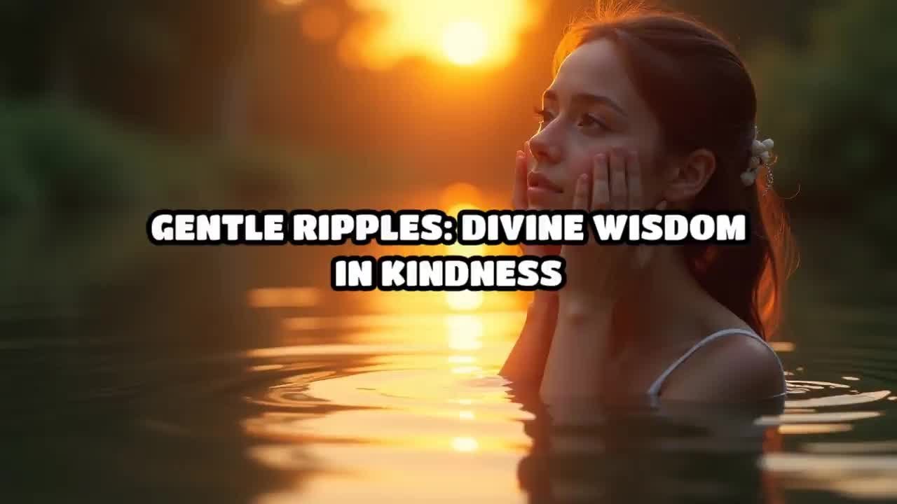 Gentle Ripples: Divine Wisdom in Kindness