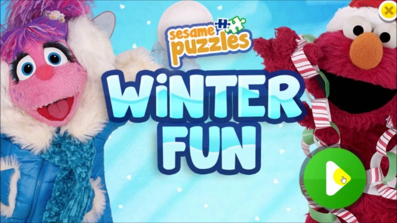 Winter Fun Puzzles Sesame Street - YouTube