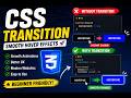 CSS Transition Tutorial for Beginners | Smooth Hover Effects in CSS 🔥