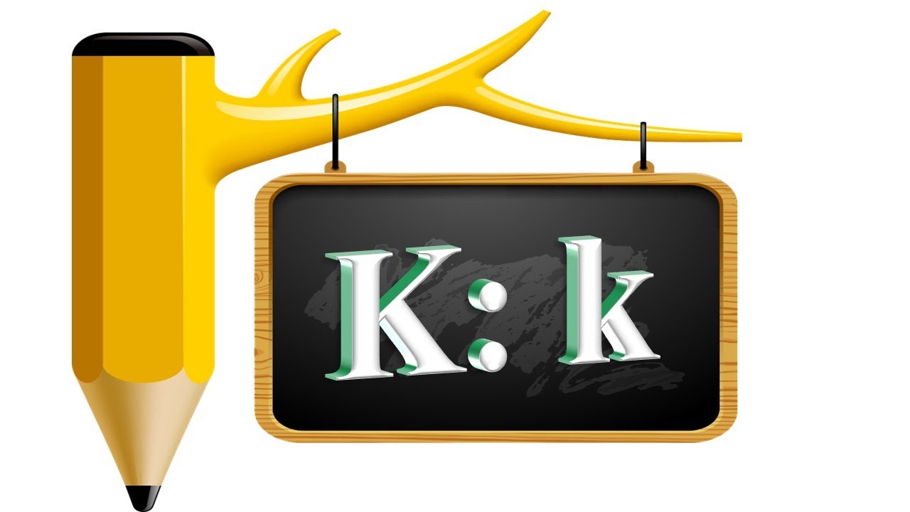 شرح الحرف K,k - YouTube