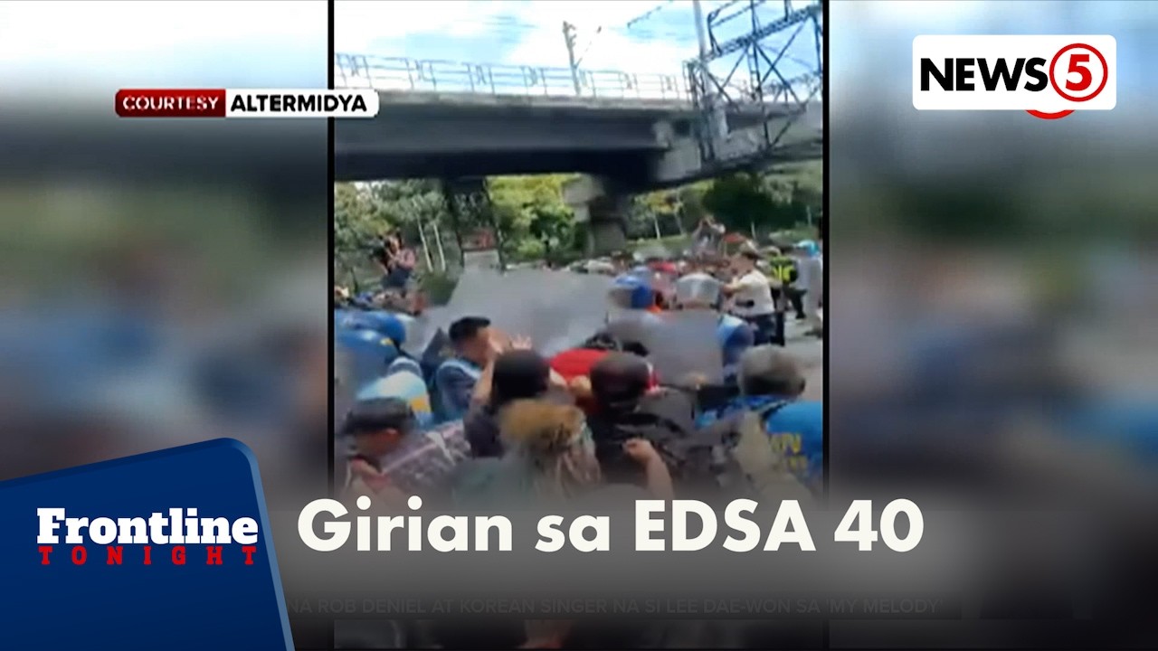 Mga raliyista at pulis, nagkagulo sa EDSA People Power Anniversary | Frontline Tonight