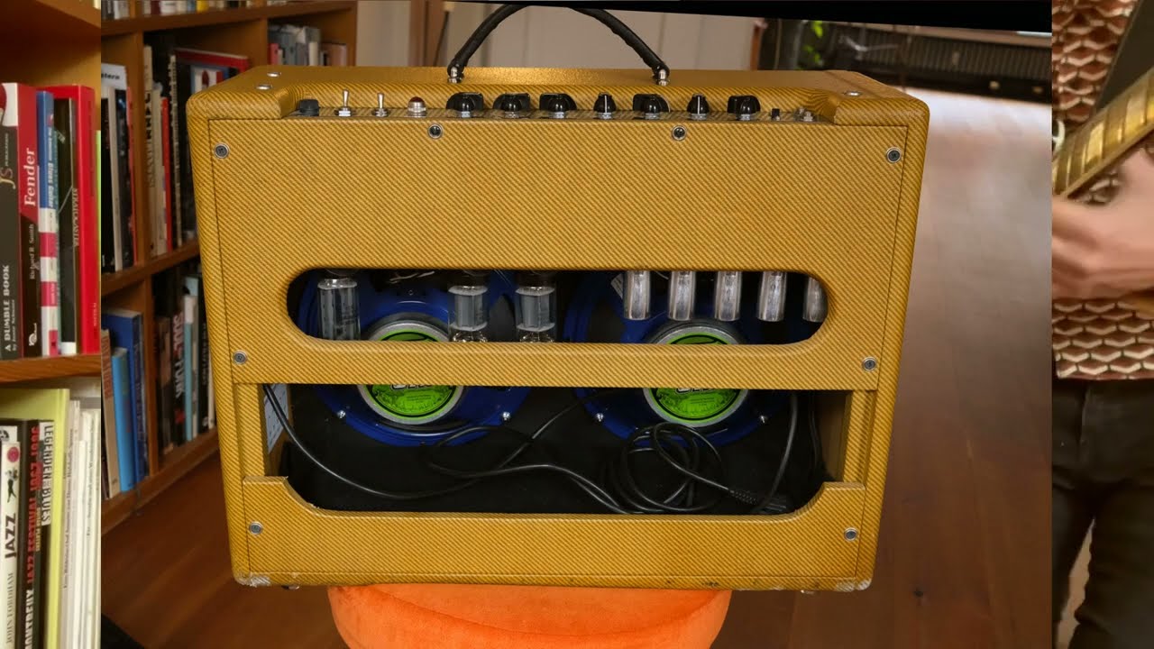 Marble Clubreverb 2 x 10'' / with 5 different Guitars - same setting