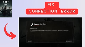 How to Fix Connection Error in Hunt Showdown 1896
