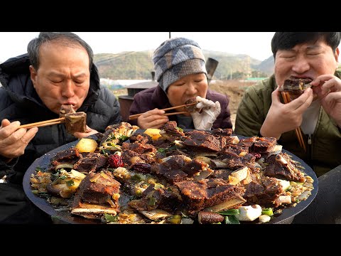 (Korean-<strong>style</strong> Braised Beef Ribs) 요리&amp;amp;먹방!! - Mukbang eating <strong>show</strong>