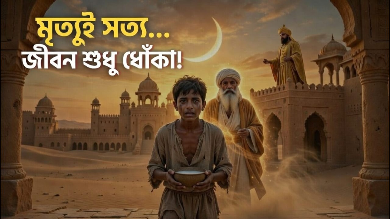 “দুনিয়ার সবচেয়ে বড় প্রশ্নের উত্তর কী একজন গরিব যুবক জানালো!” | Islamic Story