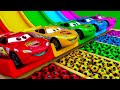 Flatbed Trailer Truck vs Speedbumps Train vs Cars Beamng.Drive GH D1G