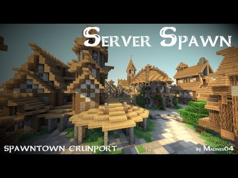 Minecraft - Towny / Survival Spawn Map  [1.7 - 1.12 