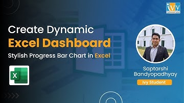 Create a Stylish Progress Bar Chart in Excel | Dynamic Excel Dashboard Design