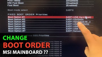 How to change the boot order on the MSI Motherboard (2025) - Z790 Tomahawk