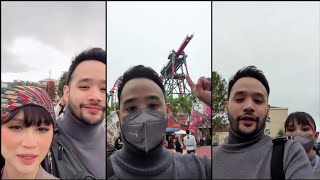 Ayda Jebat || Roller Coaster Ride Di Discovery World Taichung Theme Park Taiwan