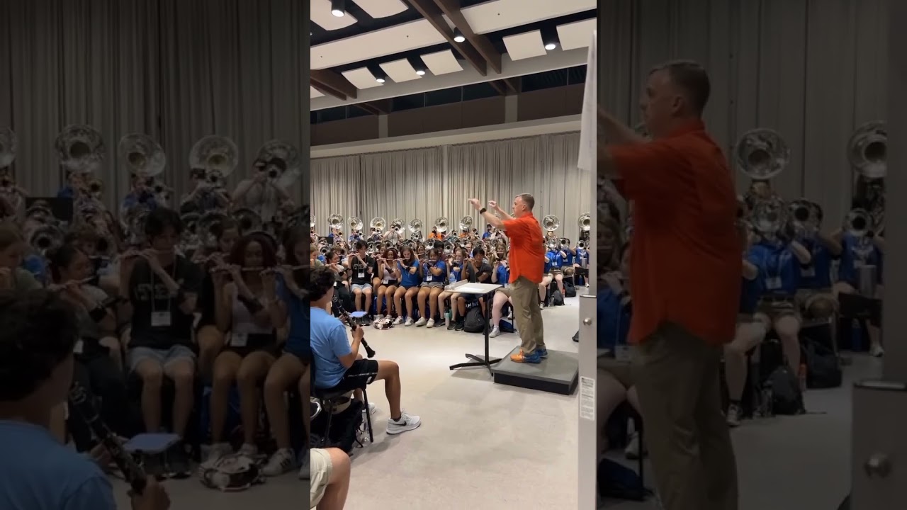 University of Florida gator marching band band camp