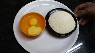 अंडे और सूजी का बिल्कुल नया चटपटा कम तेल का झटपट नाश्ता/Quick and easy recipe/Anda recipe/Breakfast. screenshot 2