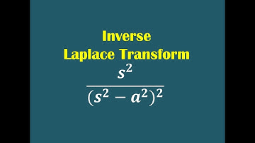 Inverse Laplace Transform by Convolution Theorem for  s^2/(s^2-a^2)^2