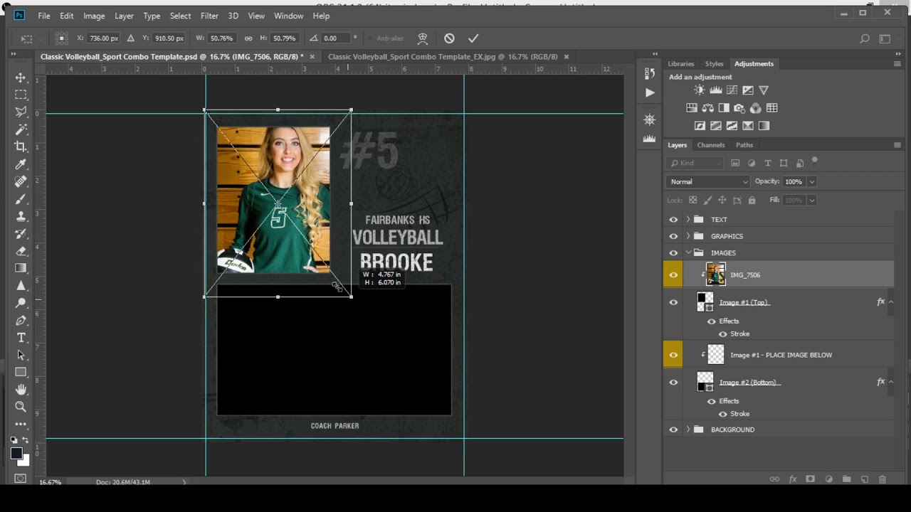 Template Tutorials: How to Add an Image in Photoshop Templates - YouTube