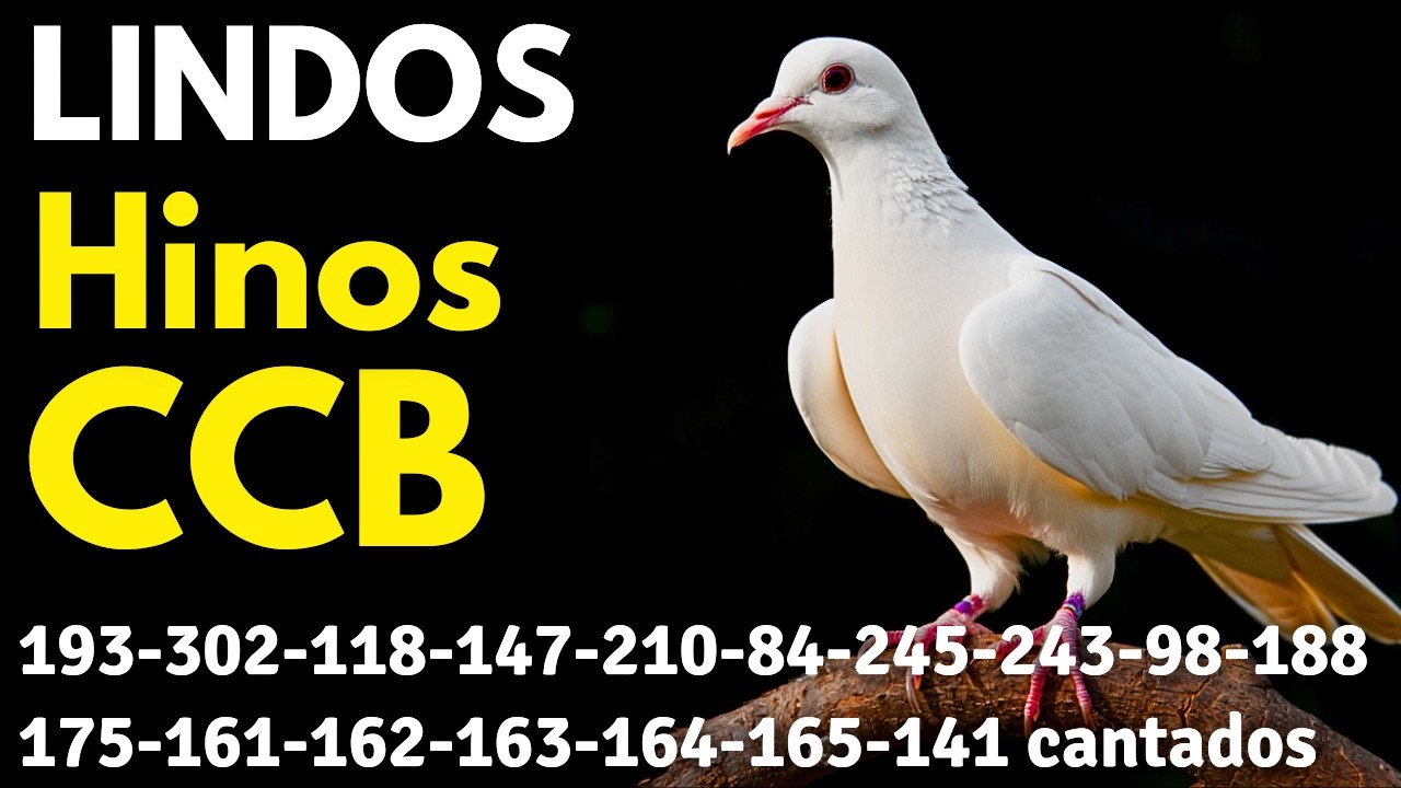 HINOS CCB 193-302-118-147-210-84-245-243-98-188-175-161-162-163-164-165-141-142-166 cantados