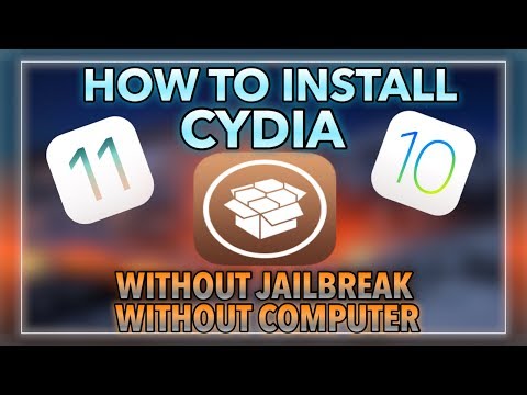 HOW TO INSTALL CYDIA WITHOUT JAILBREAK/COMPUTER ON iOS /-..