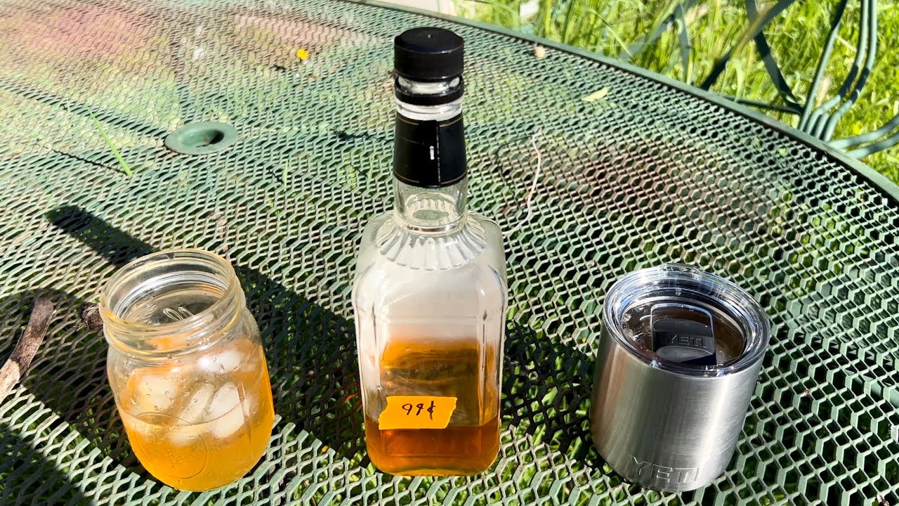 Yeti Lowball Rambler Tumbler vs. Old Fruit Jar Test 