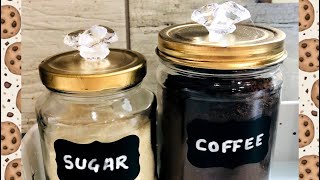 Coffee sugar jar diy