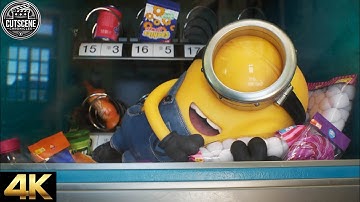 [4K UHD] Minions Stuck In A Vending Machine Comedy CUTSCENE | Despicable Me 4 (2024)