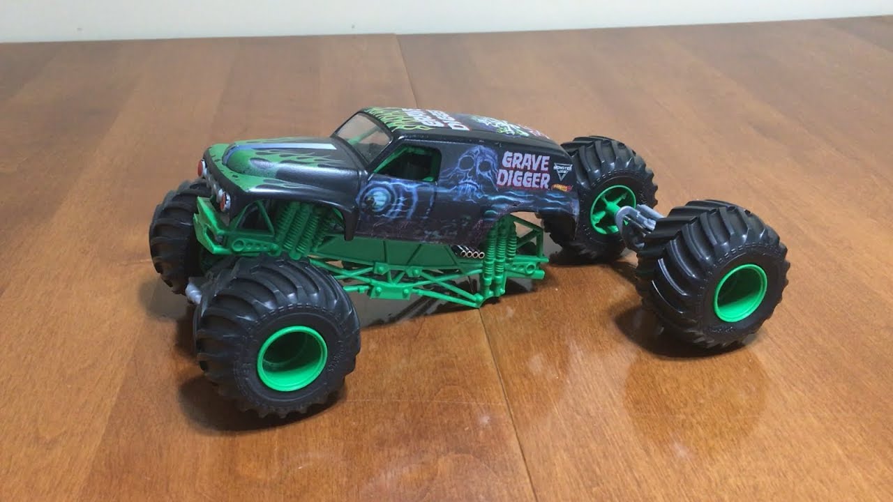 How to fix Monster Jam Truck Hot Wheels axle Grave Digger 1:24