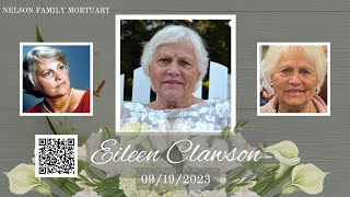 Eileen Clawson Memorial Service