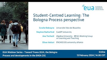 EUA webinar series - The Bologna Process (III): Student-Centred Learning