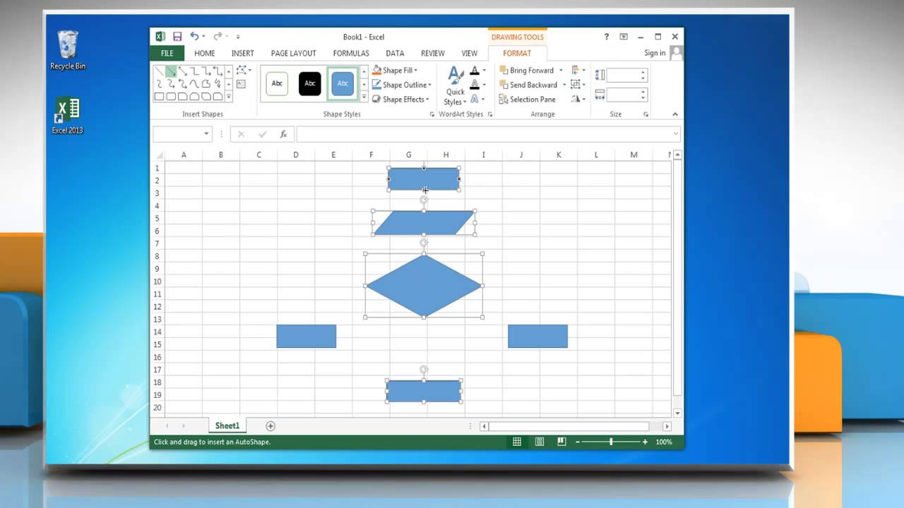 How To Make Process Flow Chart In Excel