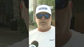 Police clash with large group in Newport Beach