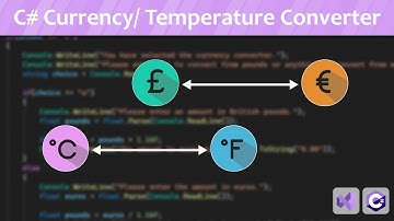 Currency/ Temperature Converter - C# Beginner Project