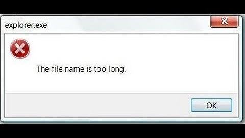 [ too long file name ] - How to Rename and Delete Files with Long Names on Windows 7, 8, 8.1, 10