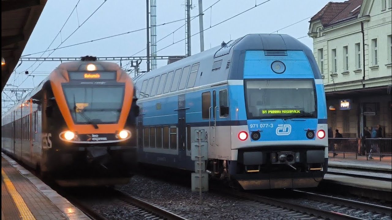 Vlaky Pečky 7.2. 2026/Trains Pečky 