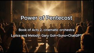 "Power of Pentecost" Book of Acts 2, cinematic orchestra | Gary Goh | Royalty-free AI Christian song