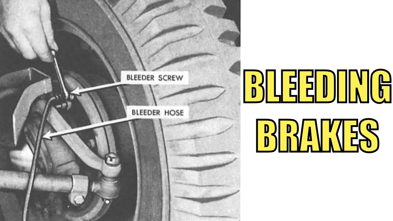Willys Jeep Brake Bleeding PROCESS YouTube