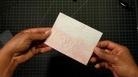 Letterpress Effect: Dry Embossing