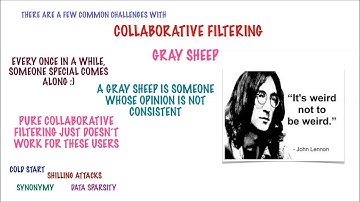 Gray Sheep and Shillings  Challenges with Collaborative Filtering