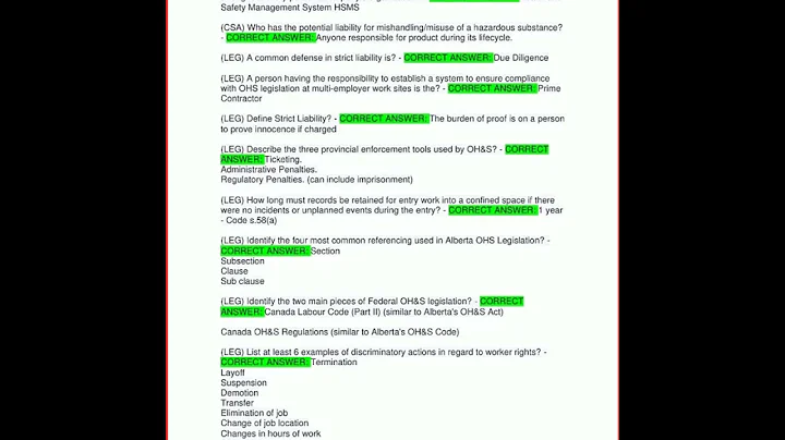 Acsa Ncso Exam Prep Latest Update Actual Exam 260 Questions video