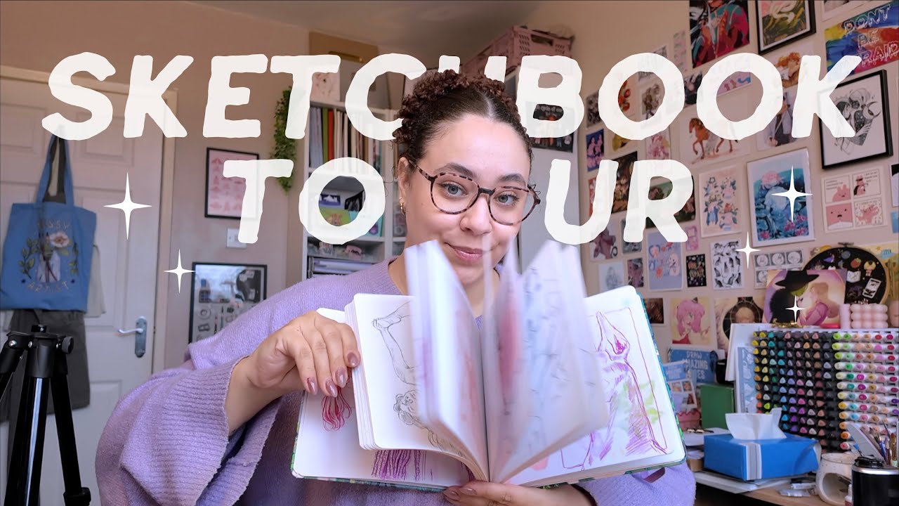 This sketchbook took me 2 years too fill in...