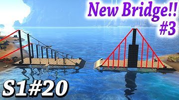 ARK BRIDGE TOWER DESIGNS! NEW BRIDGE BUILDING PROJECT Part 3! Ark Survival Evolved The Center Ep20