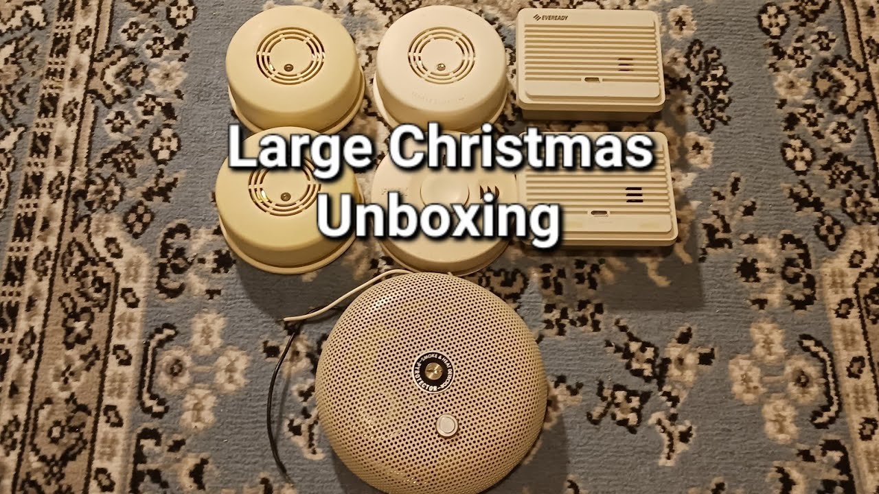 Large Smoke Alarm Unboxing (Christmas Special)