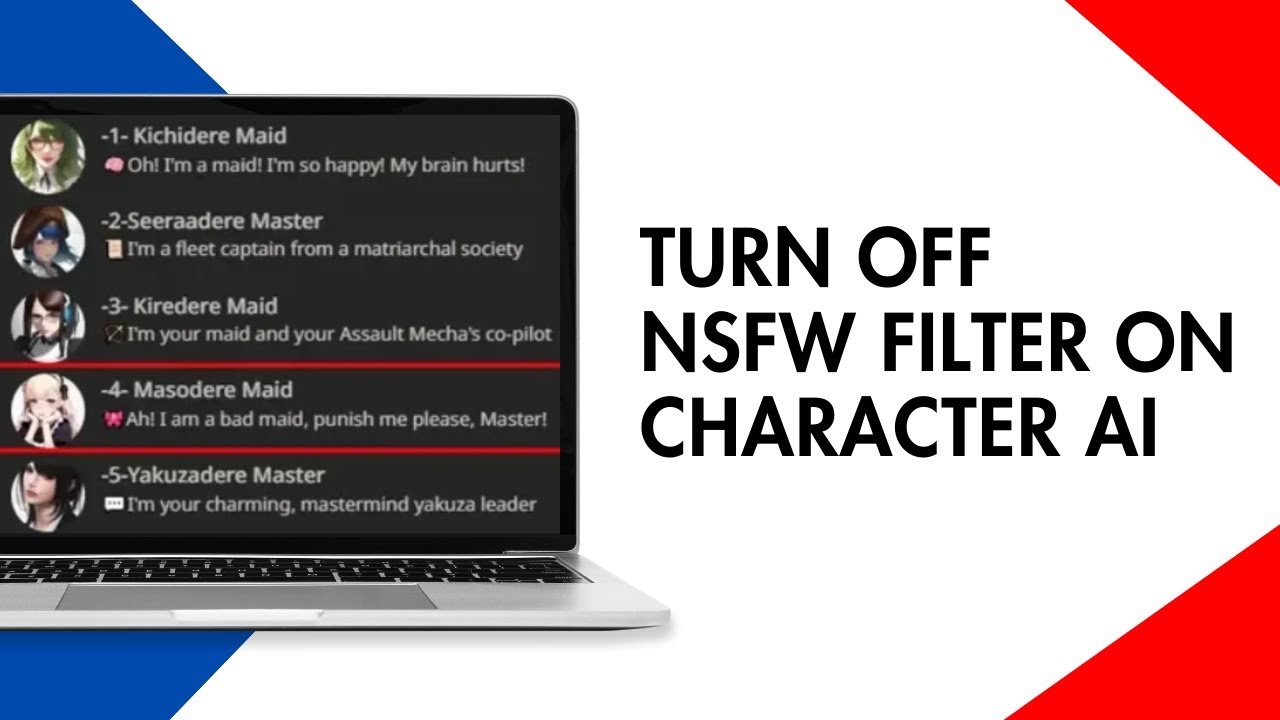 How to Turn Off NSFW Filter on Character AI