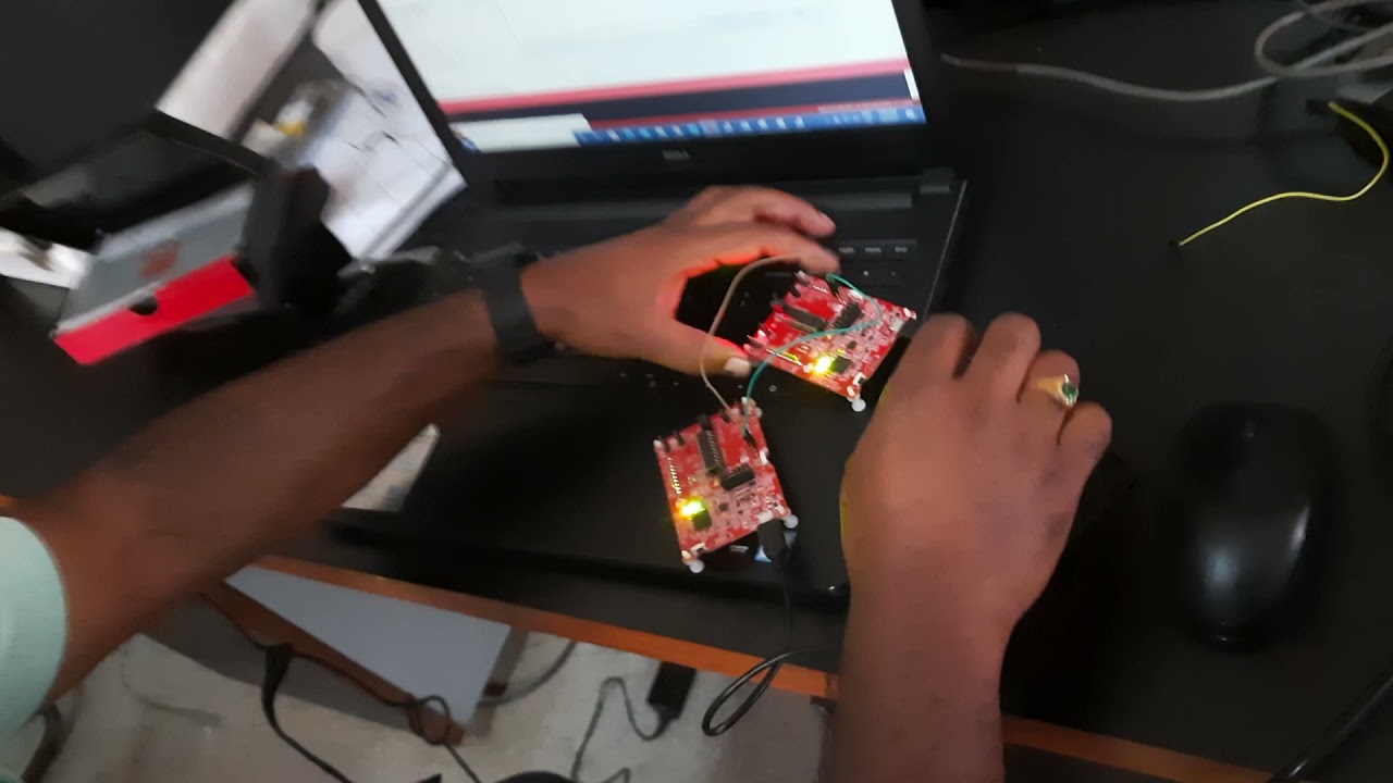 UART Communication between two Microcontrollers - YouTube