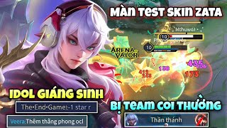 Zata 'Christmas Idol' Skin Test Was Looked Down By Teammates When TZT Played Zata In The Jungle A...