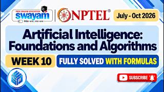 NPTEL Artificial Intelligence: Foundations and Algorithms | Week 10 Assignment Answers 2026 | #ai