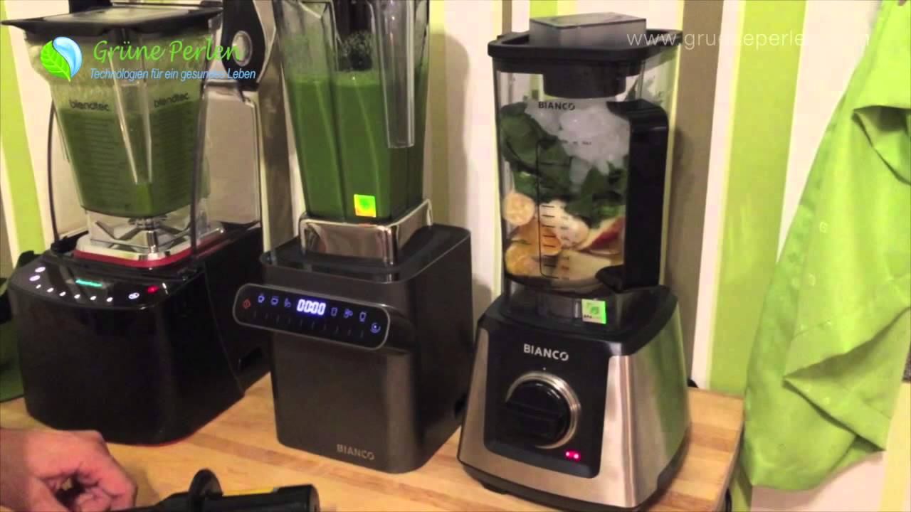 instans Arbejdsgiver Anholdelse Grüner Smoothie: Blendtec Stealth vs. Bianco Diver vs. Bianco Primo -  YouTube