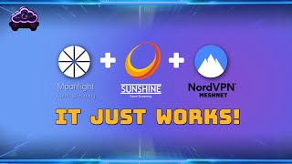 REMOTE Moonlight streaming With NordVPN Meshnet | Moonlight+Sunshine+NordVPN Meshnet screenshot 5