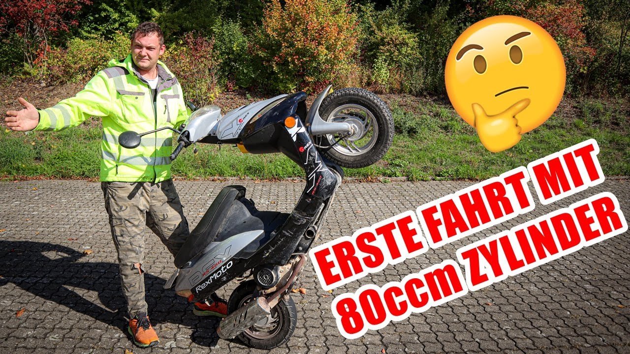 Rex Roller 80ccm UMBAU / Fliegt die CHINA Rakete jetzt ? / TOP SPEED / #5